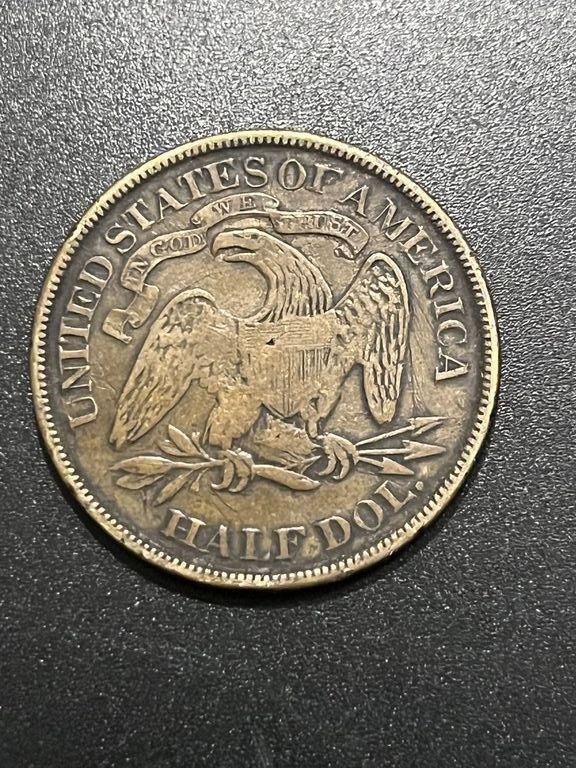 1876 Silver Standing Liberty Half Dollar