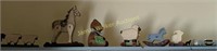 Decorative Wooden Pull Toys. Top Shelf Inside