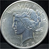1925 Peace Silver Dollar Nice