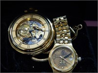 BOEING POCKET WATCH AND WRISTWATCH