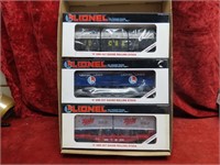 (3)New Boxed Lionel cars.