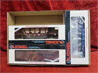 (3)New Boxed Lionel cars.