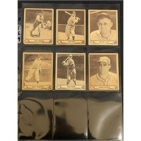 (6) 1940 Goudey Baseball Cards