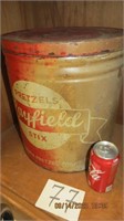 Large faded sides Layfield pretzel tin