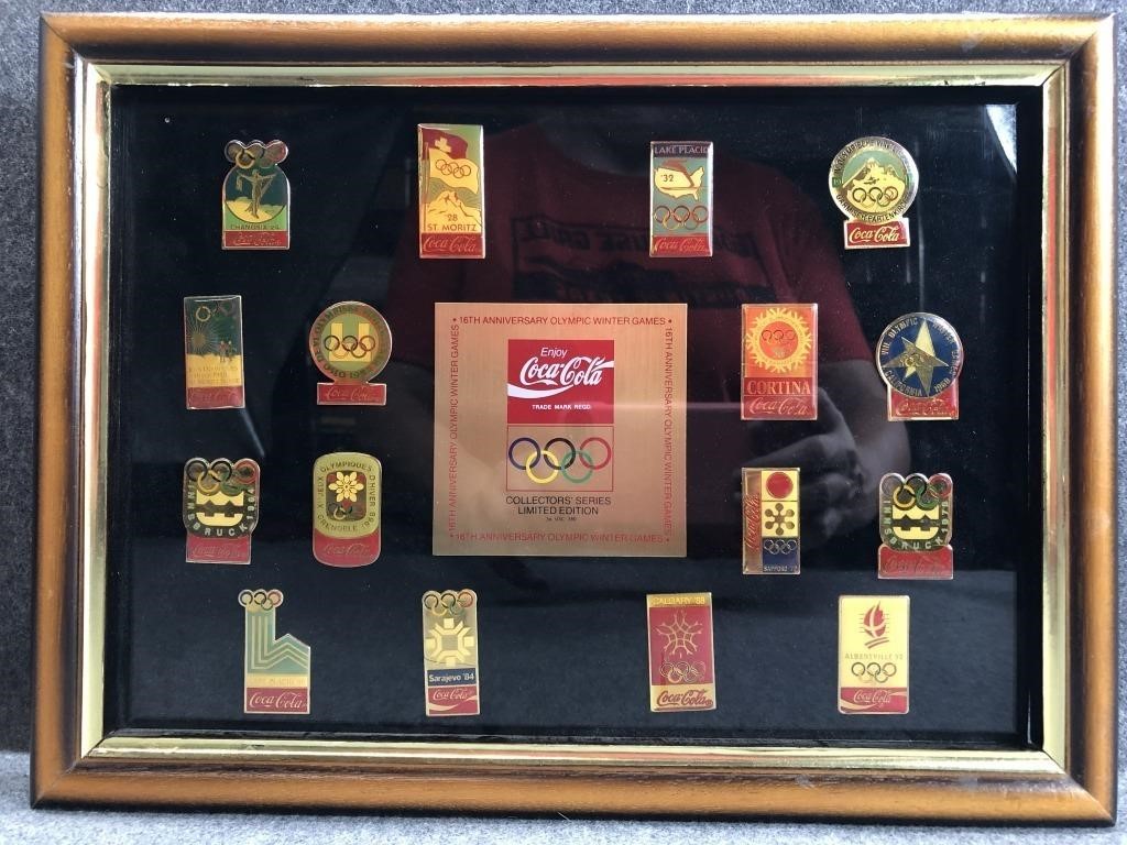 Coca Cola 16th Edition Olympic Game Collector Pins
