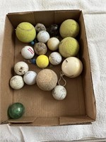 Box with Tennis & Golf Balls