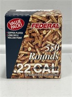 Federal 22 Cal  LR Hollow Point Copper Plated