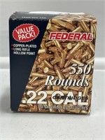 Federal 22 Cal  LR Hollow Point Copper Plated