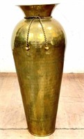 Contemporary Style 2ft Brass Floor Vase
