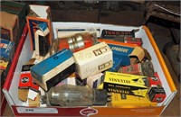 Vintage Assorted New & Used Vacuum Tubes Box Lot