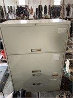 Metal 3 Drawer Filing Cabinet (18" x 36" x 52" H)