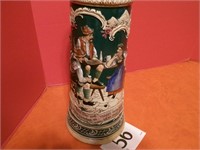 LARGE GERMAN 2 1/2L STEIN SMALL CHIP