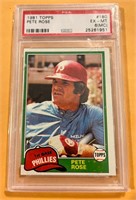 1981 Topps Pete Rose Grade 6 Baseball Card