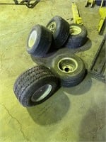 5 Golf Cart rim and Tires and misc wheel