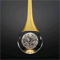 Untrammelife 1-Light Teardrop Crystal Pendant Ligh