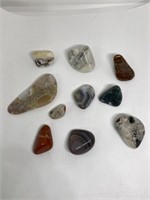 Polished stones, locally found in Carroll County