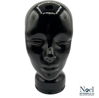 Original VTG German Black Glass Display Head