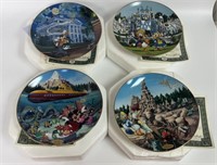 4 - Disney Decorator Plates