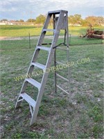 6 foot adjustable aluminum ladder