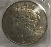 Lot 29- 1922 Silver Dollar 90% Silver
