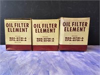 Vintage oil filters