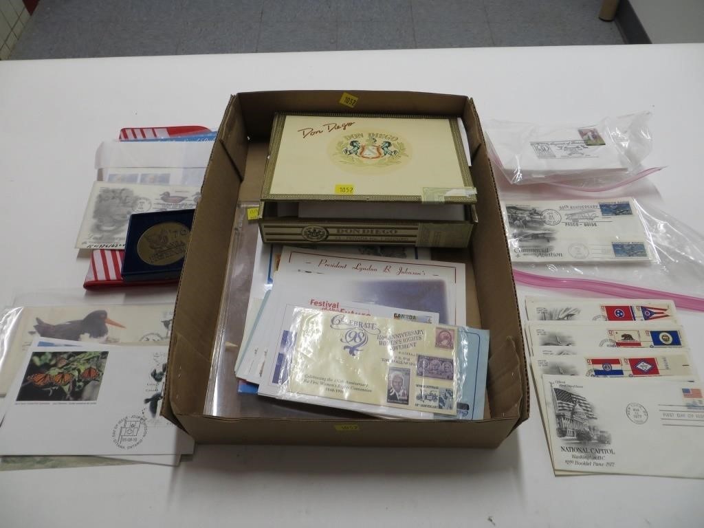 Lot, 1st day covers, loose US used stamps, other