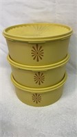 Vtg Tupperware canisters