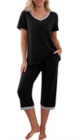 WF5595  MINTREUS Pajama Sets, Short Sleeve & Capri