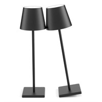 2-Pack LED Cordless Table Lamp  Rechargeable Batte