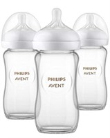 Philips Avent Glass Natural Baby Bottle With Natur