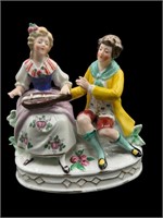 Vintage German Porcelain Figurine "Musicians"