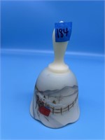 Fenton Hand Painted Bell 1980