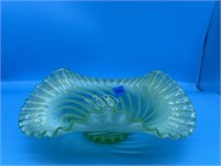 Fenton Swirl Glass Bowl