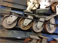 (4) 6" METAL CASTERS