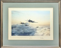 Framed Signed Robert Taylor Flight Of Eagles Print