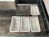 (2) SMALL INGREDIENT BINS