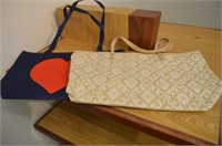 2 Tote/Shopping Bags