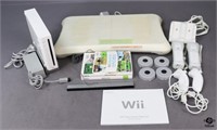 Wii Console w/Remotes, Board, etc.