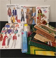 Vintage patterns and fabric