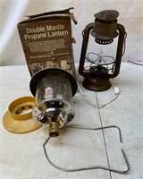 Double Mantle Lantern & Lantern