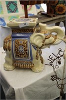 PAINTED CERAMIC ELEPHANT