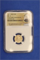 2016 American Gold Eagle MS 70