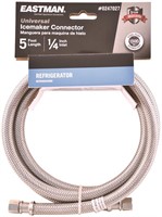 $14  EASTMAN 5-ft 1/4-in SS Ice Maker Connector