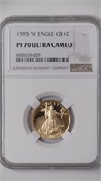 1995-W $10 Gold Eagle NGC PF70 Ultra Cameo