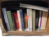 Books including Danielle Steel, Nora Roberts,
