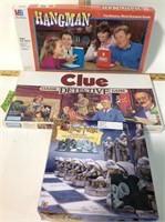 Games including, Harry Potter chess,  Clue, and