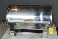 STAINLESS STEEL BUFFET SERVER W/ TONGS