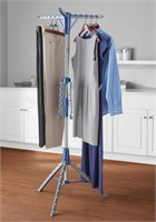 C404  Mainstays Clothes Drying Rack 2-Tier Steel