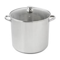 C313  Mainstays Stock Pot 20-Qt Stainless Steel