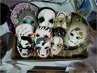 Decorative ceramic masks